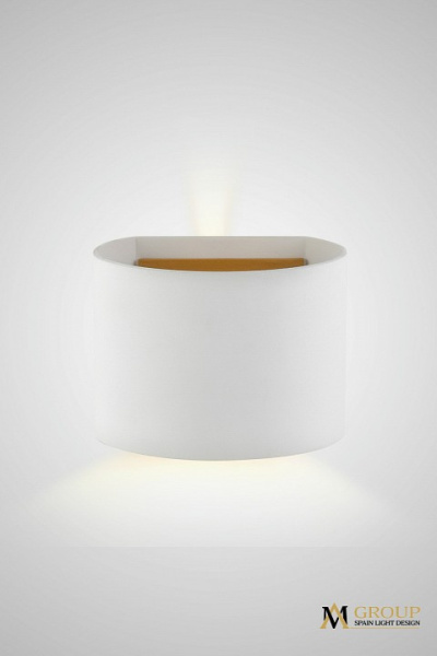 Накладной светильник AM-Group AM11 AM116-2X3W WH+GL