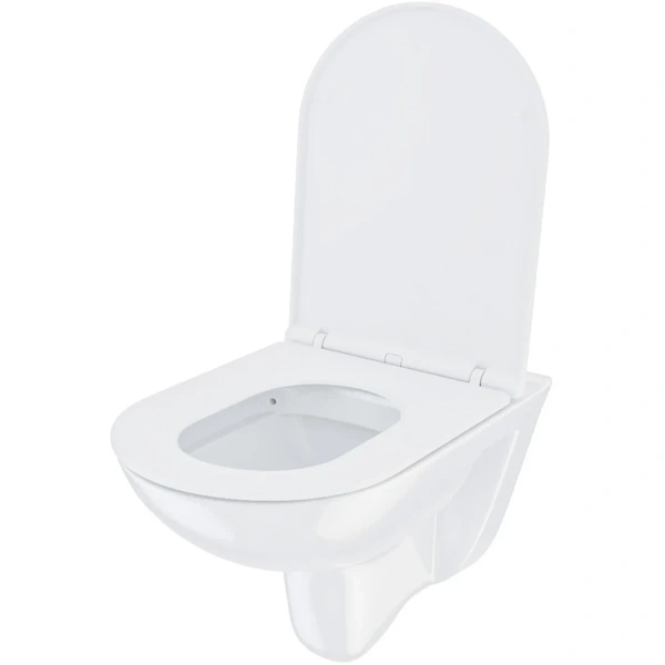 Унитаз подвесной IDDIS Zodiac ZDCRDSEi25 безободковый, с сиденьем микролифт, белый