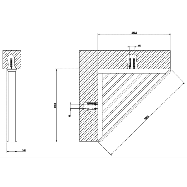 Полочка Gessi Eleganza 46461#031