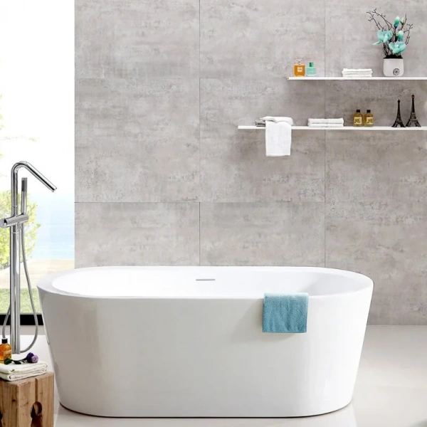 Акриловая ванна Abber 170х80 AB9345-1.7 белый