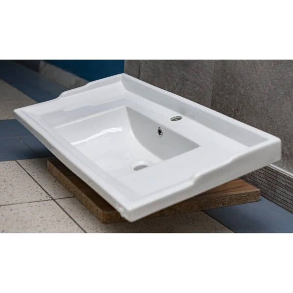 Раковина CeramaLux NYJ840-90 91,5x46 см, накладная, белый