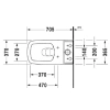 Чаша напольного унитаза Duravit DuraStyle 2156090000