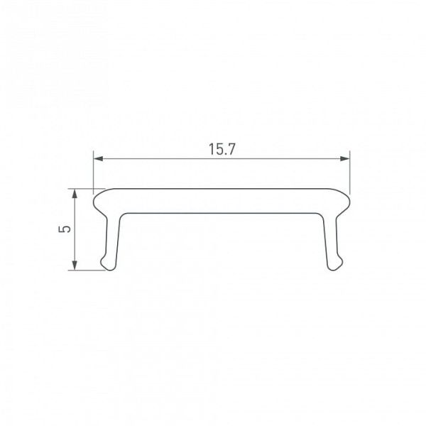 Рассеиватель Arlight LINE 063965