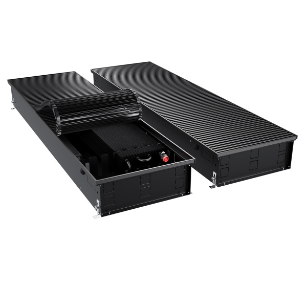 Конвектор внутрипольный Royal Thermo ATRIUM TURBO-150/400/900-DG-U-BL