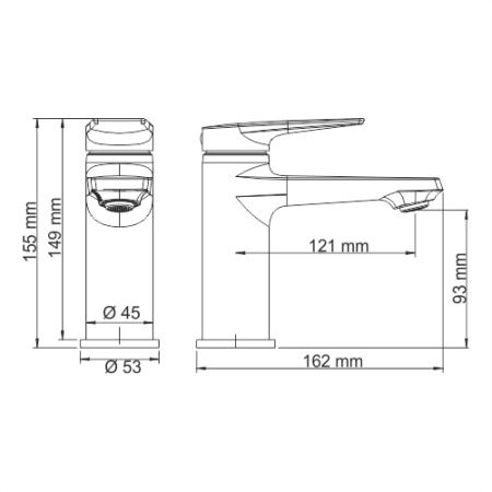 Смеситель для раковины WasserKRAFT Glan 6603