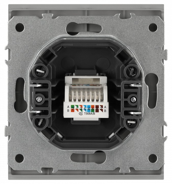 Розетка Ethernet RJ-45 без рамки Эра Arktik Б0070476