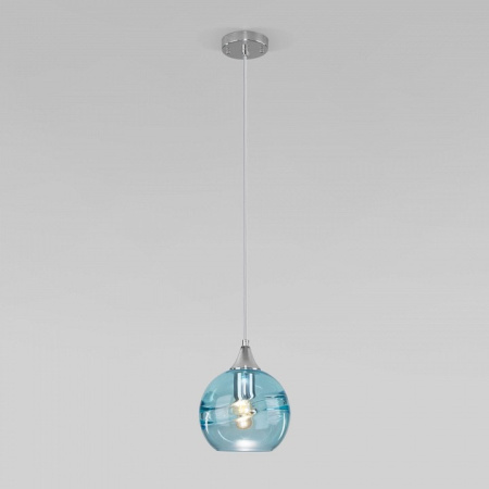 Подвесной светильник Eurosvet Lotus 50221/1 голубой