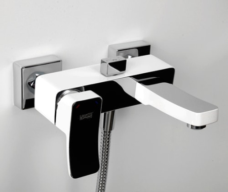 Смеситель для ванны WasserKRAFT Aller 1061WHITE