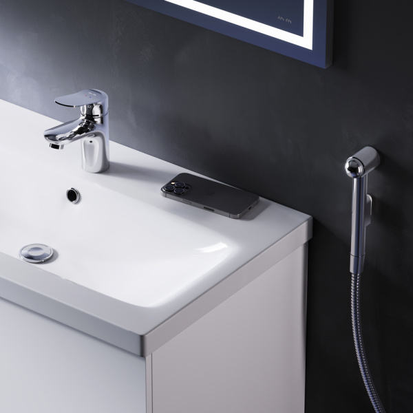 Смеситель для раковины AM.PM Sunny F85C03000 с гигиеническим душем хром