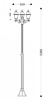 Фонарный столб Maytoni Abbey Road O003FL-03B