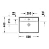 Раковина Duravit D-Neo 55 2366550000