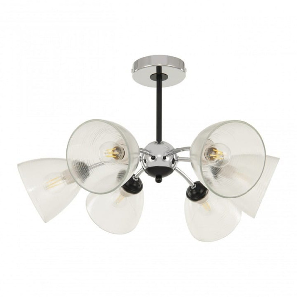 Люстра на штанге Arte Milano Napoli-329007 329007/3+3 CR.BK