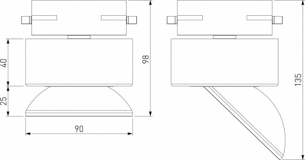 Светильник на штанге Elektrostandard Smooth a062875