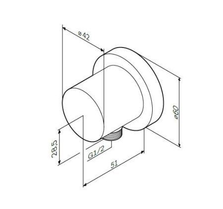 Шланговое подсоединение AM.PM F0600E00