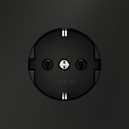 Розетка с заземлением, без рамки Voltum S70 VLS040108