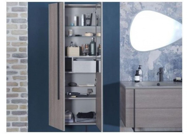 Шкаф-пенал 60 см Jacob Delafon Nouvelle Vague EB3046-E16 ореховое дерево