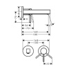 Смеситель для раковины hansgrohe Finoris 76051000