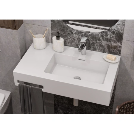 Раковина 80x45 см Акватон Квадро Про 1A734331QA01R