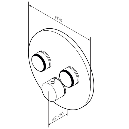 Смеситель для душа AM.PM Inspire V2.0 F50A85700 хром