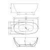 Акриловая ванна Vincea 170x85 VBT-404-1700