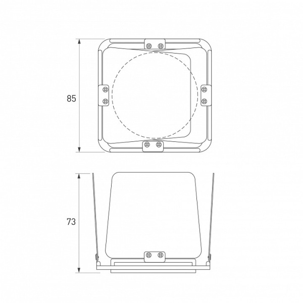 Плафон металлический Arlight ARTIFACT 057161