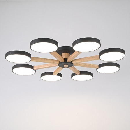 Люстра на штанге Imperiumloft TURNA Black TURNA01