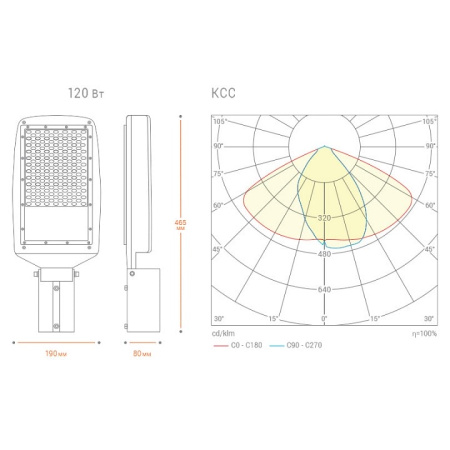 Консольный светильник Wolta  STL-120W03