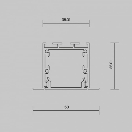 Короб встраиваемый Maytoni Led Strip  632012