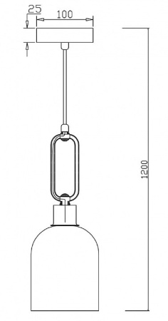 Подвесной светильник Freya Difuso FR5178PL-01N