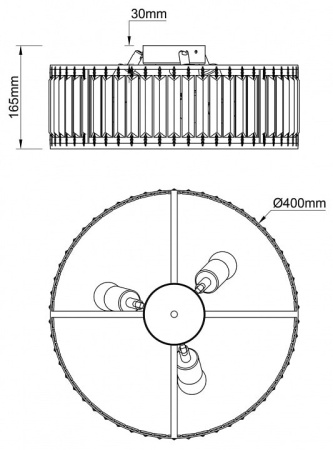 Накладной светильник Escada Unona 2116/3