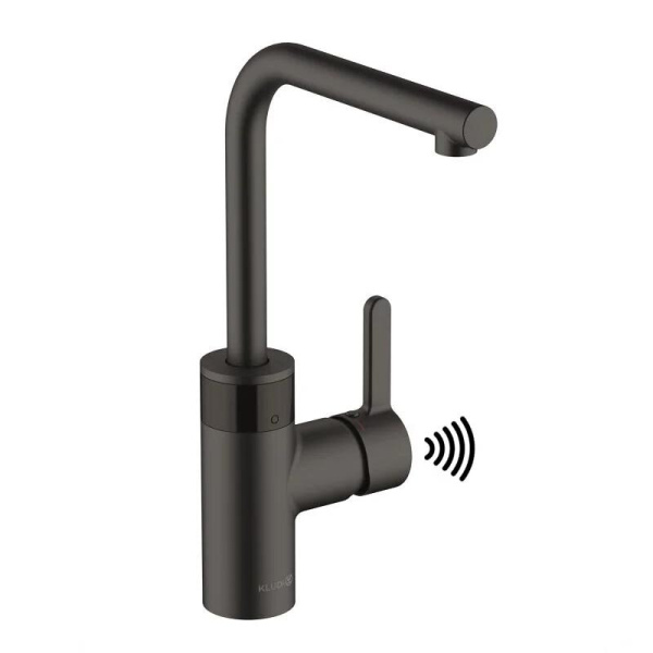 Смеситель для кухни Kludi E-GO 422206675 глубокий черный матовый