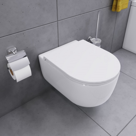Подвесной унитаз Damixa Sirius DX86C1800SC с крышкой-сиденьем