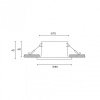 Встраиваемый светильник Hesby Lighting Nova HSBL_0135