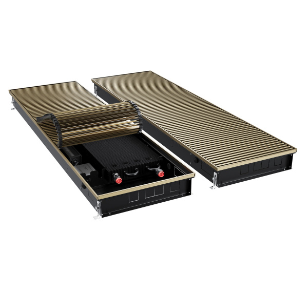 Конвектор внутрипольный Royal Thermo ATRIUM TURBO-90/400/2000-DG-U-AU