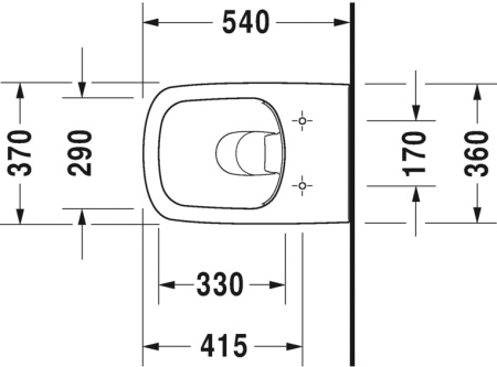 Комплект подвесной унитаз+сиденье Duravit DuraStyle 45510900A1 (2551090000+0063790000)