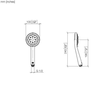 Душевая лейка Dornbracht Series–various 28018979-00