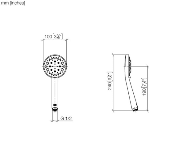 Душевая лейка Dornbracht Series–various 28018979-00