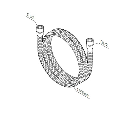 Душевой шланг AM.PM F0400664