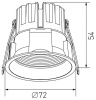 Встраиваемый светильник DesignLed DL-RE 00-00011357