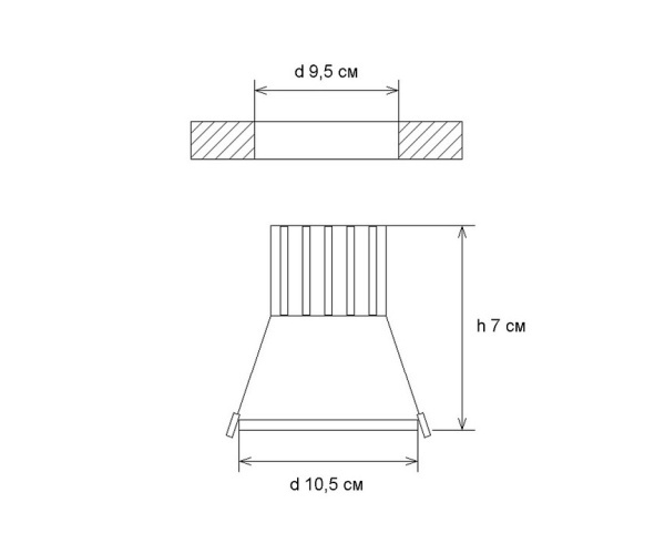 Встраиваемый светильник Kink Light Точка 2143(4000K)