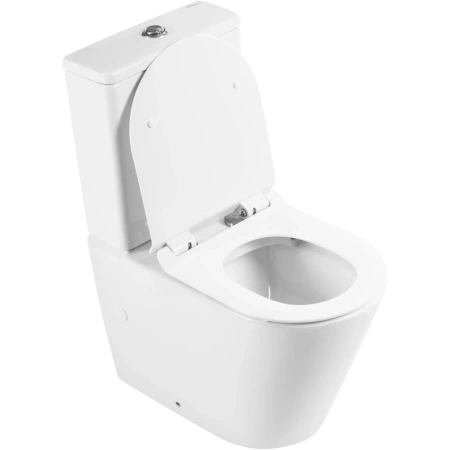 Чаша напольного безободкового унитаза BelBagno Flay-R BB007CPR