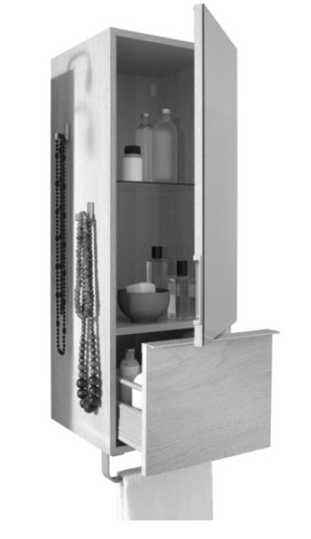 Шкаф-пенал Jacob Delafon Odeon Up EB893G-N18 белый лев.