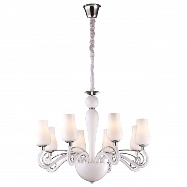 Подвесная люстра Arte Lamp Biancaneve A8110LM-8WH