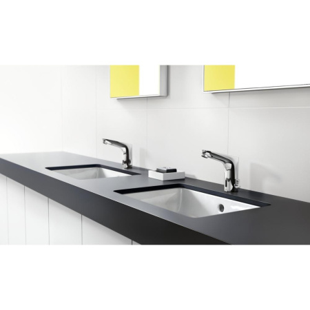 Смеситель для раковины hansgrohe Focus 31174000 электронный без регулировки температуры