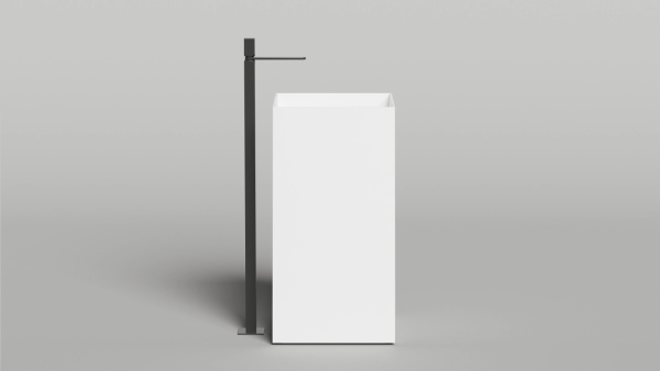 Раковина Salini Armonia Square 01 45 130521M белая матовая