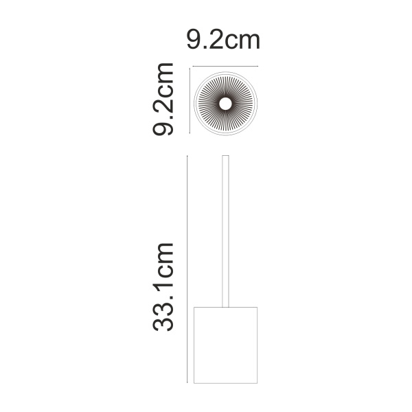 Ершик для туалета WasserKRAFT K-7427 белый