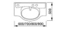 Раковина для мебели Aquanet Европа TM 65 00142036