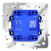 Выключатель двухклавишный без рамки Voltum S70 VLS020101