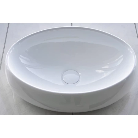 Раковина-чаша CeramaLux 9030B 48x34 см, накладная, белый
