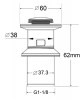Донный клапан BelBagno BB-PCU-01-IN